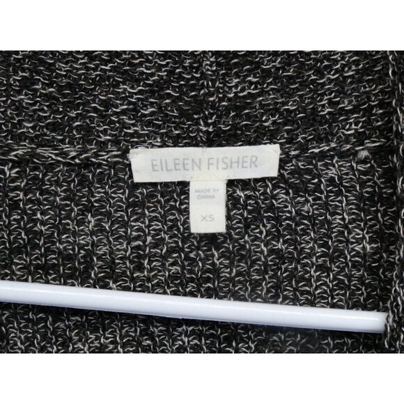 Eileen Fisher LINEN Cardigan Size XS Open Sweater Knit Brown - Picture 3 of 9